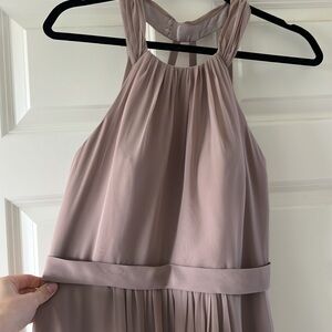 Azazie taupe bridesmaid dress size 8